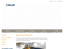 Tablet Screenshot of keller-fondazioni.com